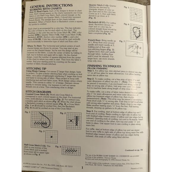 GRAPHWORKS Afghan Safari Cross Stitch Patten Gorilla Godzilla Animals 1989 VTG - Picture 4 of 4